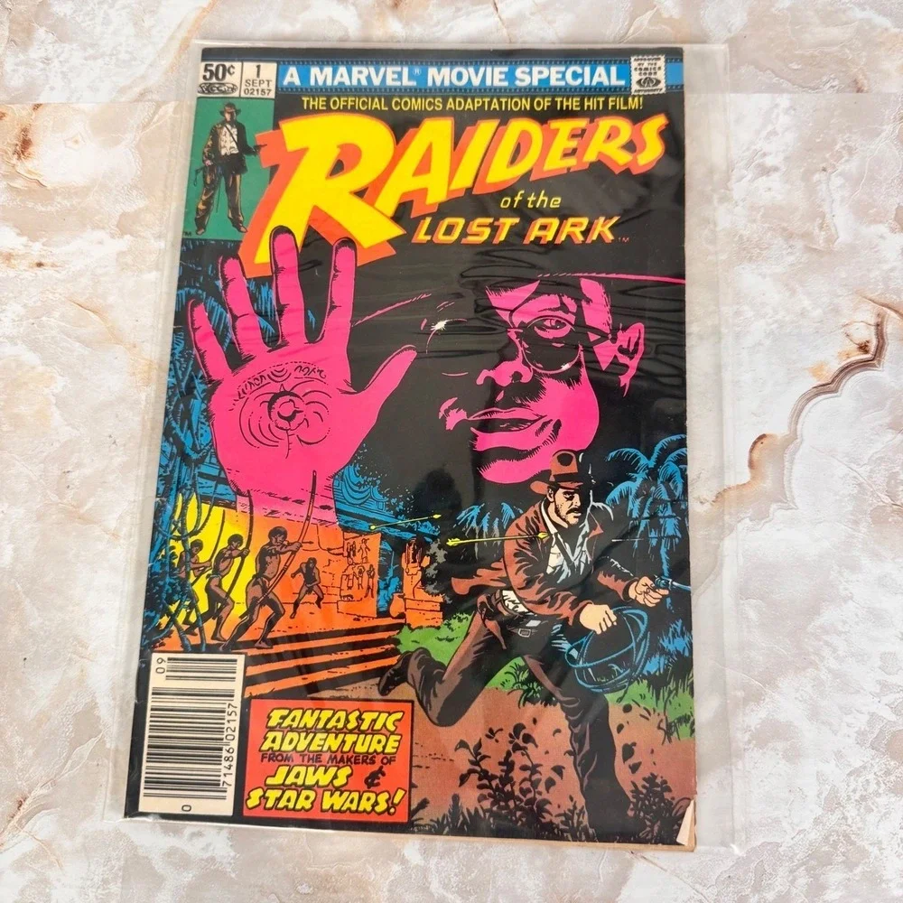 Marvel Raiders of the Lost Ark Comic Set 1 2 Indiana Jones Vintage 1981 Movie
